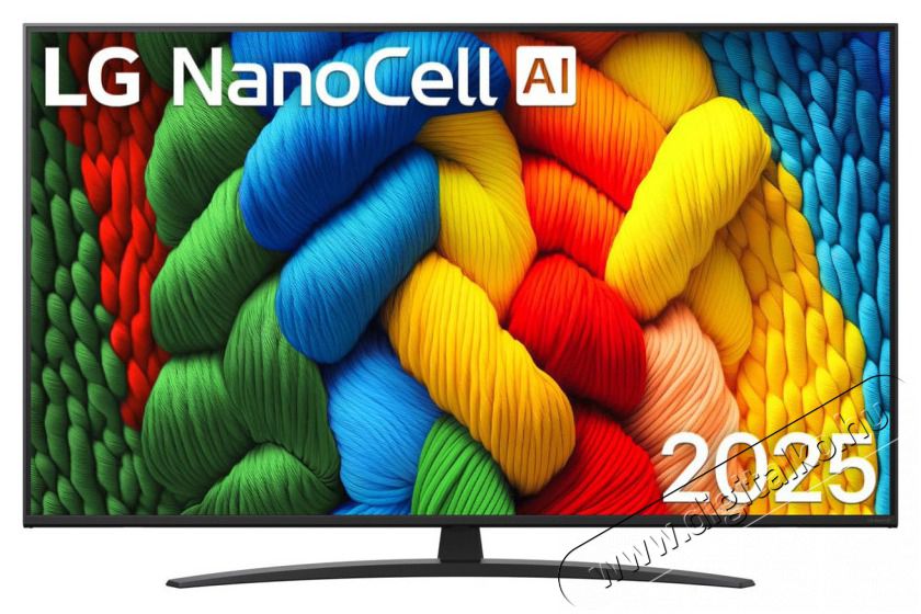 LG LG 55NANO81A3A 55 colos NanoCell AI NANO81 4K Smart TV 2025 Telev&iacute;zi&oacute;k - LED telev&iacute;zi&oacute; - UHD 4K felbont&aacute;s&uacute; - 506880