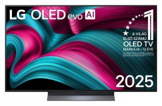 LG OLED48C51LA 48 colos LG OLED evo AI C5 4K Smart TV 2025 Televíziók - OLED televízió - UHD 4K felbontású - 507203
