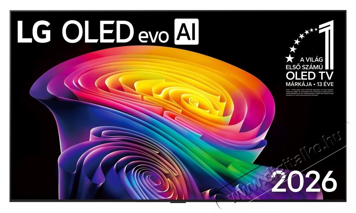 LG OLED65C61LA 65 colos OLED evo AI C6 4K Smart TV 2026 Telev&iacute;zi&oacute;k - OLED telev&iacute;zi&oacute; - UHD 4K felbont&aacute;s&uacute; - 540579