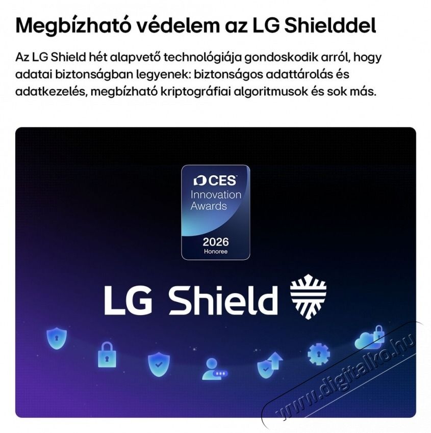 LG OLED65C61LA 65 colos OLED evo AI C6 4K Smart TV 2026 Telev&iacute;zi&oacute;k - OLED telev&iacute;zi&oacute; - UHD 4K felbont&aacute;s&uacute; - 540579