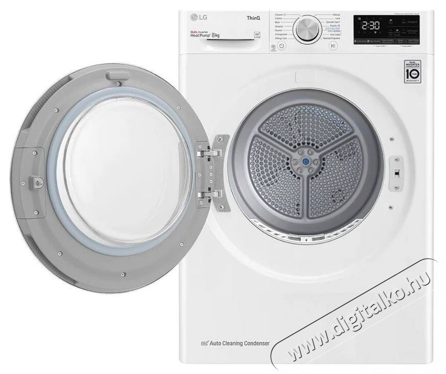 LG RH80V3AV6N hőszivatty&uacute;s sz&aacute;r&iacute;t&oacute;g&eacute;p H&aacute;ztart&aacute;s / Otthon / K&uuml;lt&eacute;r - Mos&oacute;g&eacute;p / sz&aacute;r&iacute;t&oacute;g&eacute;p - Sz&aacute;r&iacute;t&oacute;g&eacute;p - 374020