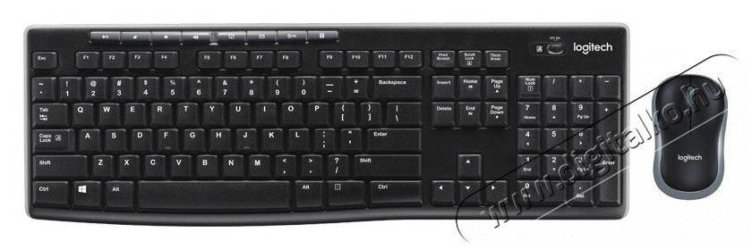 Logitech MK270 vezet&eacute;k n&eacute;lk&uuml;li billentyűzet HU + eg&eacute;r (920-004526) Iroda &eacute;s sz&aacute;m&iacute;t&aacute;stechnika - Billentyűzet / billentyűzet szett - Vezet&eacute;k n&eacute;lk&uuml;li - 321657