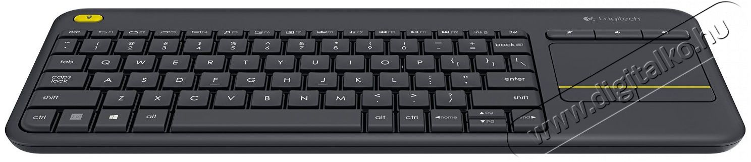 Logitech K400 Plus vezet&eacute;k n&eacute;lk&uuml;li billentyűzet (920-007157) Iroda &eacute;s sz&aacute;m&iacute;t&aacute;stechnika - Billentyűzet / billentyűzet szett - Vezet&eacute;k n&eacute;lk&uuml;li - 321645