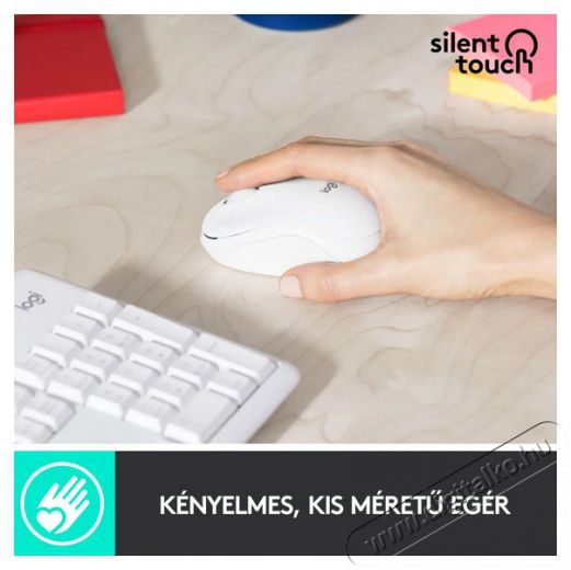 Logitech MK295 Silent HUN vezet&eacute;k n&eacute;lk&uuml;li billentyűzet + eg&eacute;r - feh&eacute;r Iroda &eacute;s sz&aacute;m&iacute;t&aacute;stechnika - Billentyűzet / billentyűzet szett - Vezet&eacute;kes - 379652