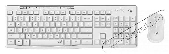 Logitech MK295 Silent HUN vezet&eacute;k n&eacute;lk&uuml;li billentyűzet + eg&eacute;r - feh&eacute;r Iroda &eacute;s sz&aacute;m&iacute;t&aacute;stechnika - Billentyűzet / billentyűzet szett - Vezet&eacute;kes - 379652