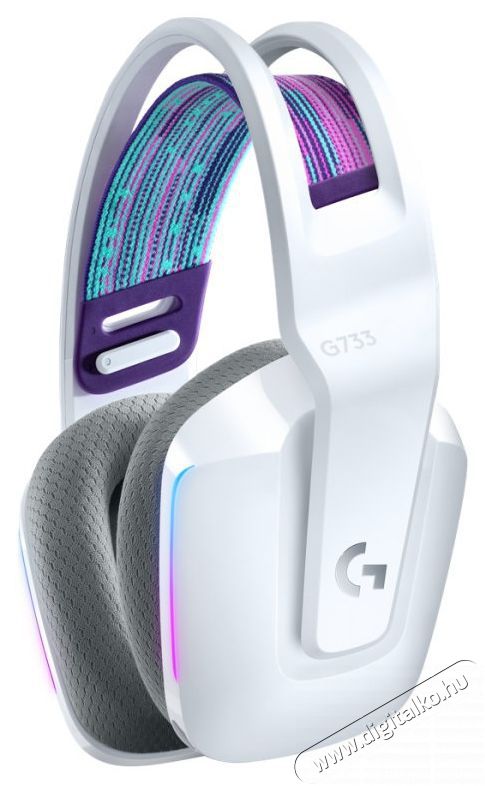 Logitech G733 Lightspeed Wireless RGB feh&eacute;r gamer headset Audio-Video / Hifi / Multim&eacute;dia - F&uuml;l &eacute;s Fejhallgat&oacute;k - Fejhallgat&oacute; mikrofonnal / headset - 384798