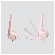 Logitech 981-001281 H390 USB-s r&oacute;zsasz&iacute;n mikrofonos fejhallgat&oacute; Audio-Video / Hifi / Multim&eacute;dia - F&uuml;l &eacute;s Fejhallgat&oacute;k - Fejhallgat&oacute; mikrofonnal / headset - 465043