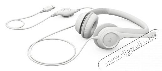 Logitech 981-001286 H390 USB-s feh&eacute;r mikrofonos fejhallgat&oacute; Audio-Video / Hifi / Multim&eacute;dia - F&uuml;l &eacute;s Fejhallgat&oacute;k - Fejhallgat&oacute; mikrofonnal / headset - 465042