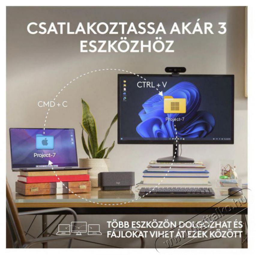 Logitech MX Anywhere 3S Graphite Iroda &eacute;s sz&aacute;m&iacute;t&aacute;stechnika - Eg&eacute;r - Vezet&eacute;k n&eacute;lk&uuml;li eg&eacute;r - 503378