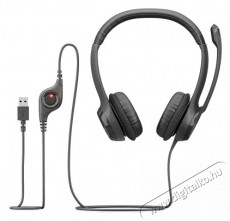 Logitech H390 USB Headset, fekete Audio-Video / Hifi / Multim&eacute;dia - F&uuml;l &eacute;s Fejhallgat&oacute;k - Fejhallgat&oacute; - 510106