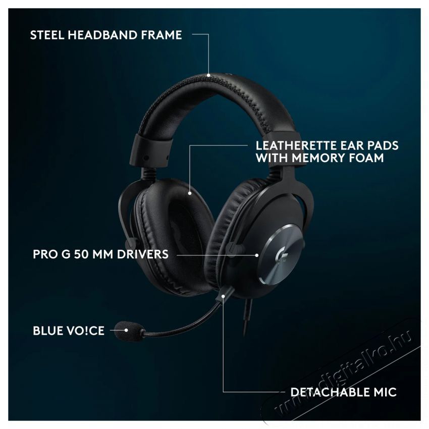 Logitech G PRO X SE Wired Gaming Headset, fekete Audio-Video / Hifi / Multim&eacute;dia - F&uuml;l &eacute;s Fejhallgat&oacute;k - Fejhallgat&oacute; mikrofonnal / headset - 518898