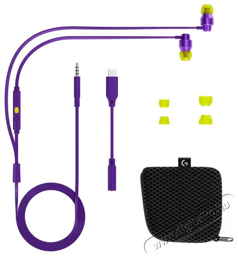 Logitech G333 Gaming Earphones Purple Audio-Video / Hifi / Multim&eacute;dia - F&uuml;l &eacute;s Fejhallgat&oacute;k - F&uuml;lhallgat&oacute; mikrofonnal / headset - 518904