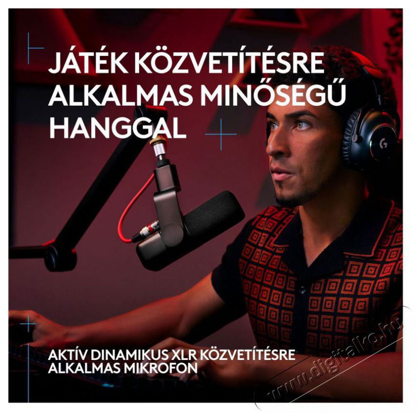 Logitech G Blue Yeti Studio, feh&eacute;r Fot&oacute;-Vide&oacute; kieg&eacute;sz&iacute;tők - Mikrofon - Fot&oacute;-vide&oacute; mikrofon - 525242