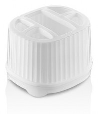 Luxplastic IRIS L-00848 Fogkefetartó, fehér, szürke vagy bézs színű Szépségápolás / Egészség - Száj / fog ápolás - Kiegészítő - 501805