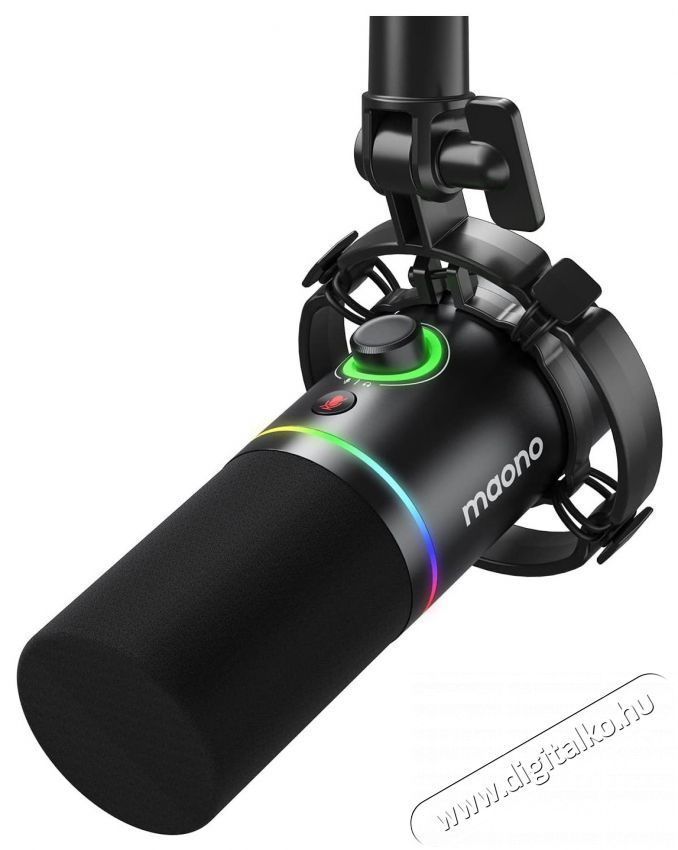 MAONO PD200X Black Fot&oacute;-Vide&oacute; kieg&eacute;sz&iacute;tők - Mikrofon - Mikrofon r&aacute;di&oacute;knak - 525288