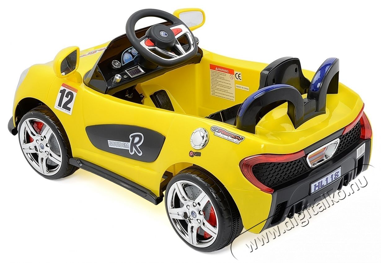 Mappy Aero elektromos aut&oacute; gyerekeknek t&aacute;vir&aacute;ny&iacute;t&oacute;val, Citroms&aacute;rga H&aacute;ztart&aacute;s / Otthon / K&uuml;lt&eacute;r - J&aacute;t&eacute;k / Sport - T&aacute;vir&aacute;ny&iacute;t&oacute;s aut&oacute; - 535436