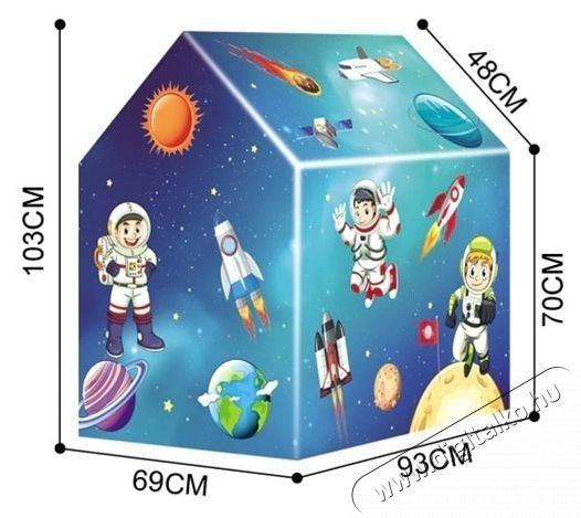 Mappy House in Space j&aacute;tsz&oacute;s&aacute;tor, 50 labd&aacute;t tartalmaz H&aacute;ztart&aacute;s / Otthon / K&uuml;lt&eacute;r - J&aacute;t&eacute;k / Sport - J&aacute;tsz&oacute;h&aacute;z - 535432