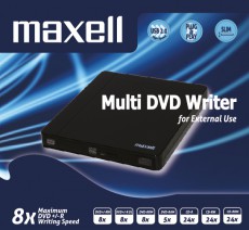 Maxell k&uuml;lső multi DVD &iacute;r&oacute;, fekete slim kivitelben, USB 2.0 csatlk. Fot&oacute;-Vide&oacute; kieg&eacute;sz&iacute;tők - Egy&eacute;b fot&oacute;-vide&oacute; kieg&eacute;sz&iacute;tő - K&uuml;lső DVD &iacute;r&oacute; - 270516