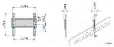 Meliconi Slimstyle Plus 200S DW 14 Tv kieg&eacute;sz&iacute;tők - Fali tart&oacute; / konzol - Fali tv tart&oacute; - 516291