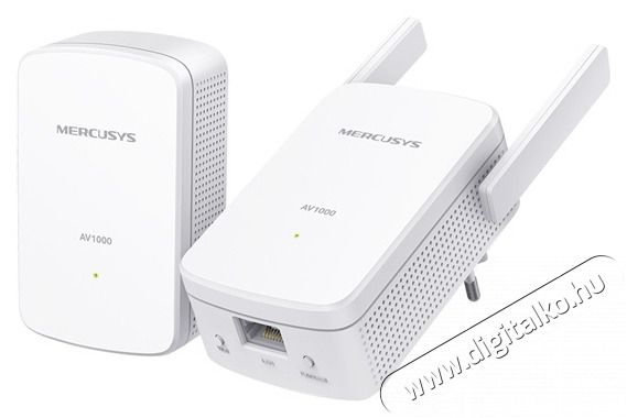Mercusys MP510 KIT AV1000 Gigabit Powerline WiFi Kit Iroda &eacute;s sz&aacute;m&iacute;t&aacute;stechnika - H&aacute;l&oacute;zat - H&aacute;l&oacute;zati kieg&eacute;sz&iacute;tő - 396548