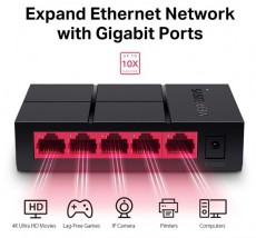 Mercusys MS105G 5port 10/100/1000Mbps nem menedzselhető asztali Switch Iroda &eacute;s sz&aacute;m&iacute;t&aacute;stechnika - H&aacute;l&oacute;zat - Switch - 396507