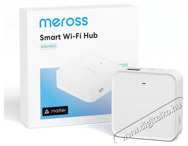 Meross Matter Smart Hub H&aacute;ztart&aacute;s / Otthon / K&uuml;lt&eacute;r - Okos otthon - Kieg&eacute;sz&iacute;tő - 508178