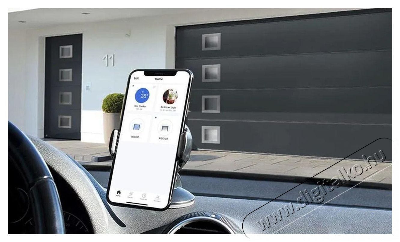 Meross Smart Wi-Fi Garage Door Opener H&aacute;ztart&aacute;s / Otthon / K&uuml;lt&eacute;r - K&uuml;lt&eacute;r / kerti term&eacute;k / grill - K&uuml;lt&eacute;ri / kerti szersz&aacute;m - 521603