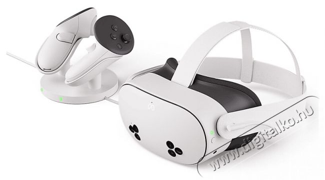 META Quest Compact Charging Dock for Quest 3/3S Headsets &Uacute;jdons&aacute;gok - &Uacute;j term&eacute;kek - 521621