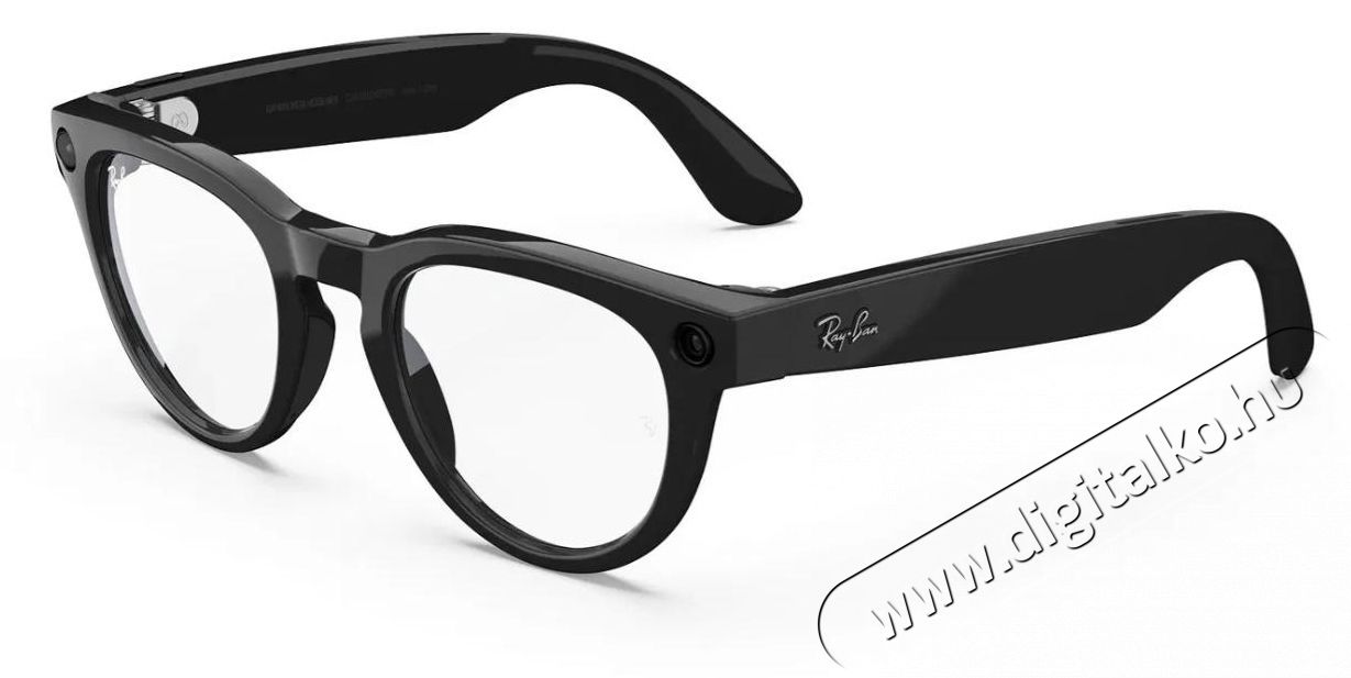 META Ray-Ban Meta Headline Shiny Black Clear Mobil / Kommunik&aacute;ci&oacute; / Smart - VR virtu&aacute;lis szem&uuml;veg - 521640