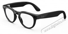 META Ray-Ban Meta Headline Shiny Black Clear Mobil / Kommunik&aacute;ci&oacute; / Smart - VR virtu&aacute;lis szem&uuml;veg - 521640