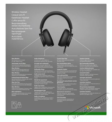 Microsoft Xbox Wireless Stereo Headset TLL-00021 Audio-Video / Hifi / Multim&eacute;dia - F&uuml;l &eacute;s Fejhallgat&oacute;k - Fejhallgat&oacute; mikrofonnal / headset - 508535