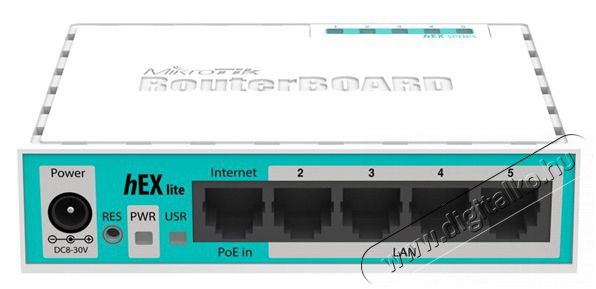 MikroTik hEX lite RB750r2 L4 64MB 5x FE Port router Iroda &eacute;s sz&aacute;m&iacute;t&aacute;stechnika - H&aacute;l&oacute;zat - Router - 386883