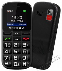 Mobiola MB200 fekete - Mobil / Kommunikáció / Smart - Klasszikus / Mobiltelefon időseknek - 521665