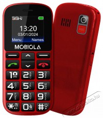 Mobiola MB200 piros - Mobil / Kommunikáció / Smart - Klasszikus / Mobiltelefon időseknek - 521662