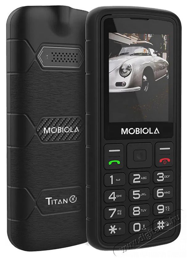 Mobiola MB500 TitanX 4G fekete Mobil / Kommunik&aacute;ci&oacute; / Smart - Klasszikus / Mobiltelefon időseknek - 527502