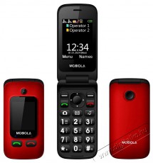 Mobiola MB610 piros - Mobil / Kommunik&aacute;ci&oacute; / Smart - Klasszikus / Mobiltelefon időseknek - 527504