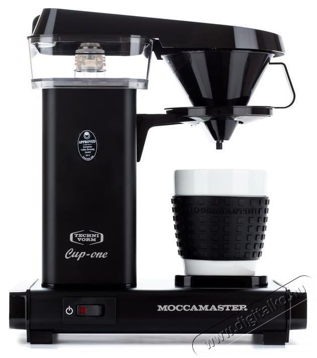 Moccamaster Cup-one Matt Black Konyhai term&eacute;kek - K&aacute;v&eacute;főző / k&aacute;v&eacute;&ouml;rlő / kieg&eacute;sz&iacute;tő - Filteres k&aacute;v&eacute;főző - 512735