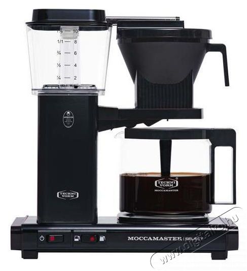 Moccamaster KBG 741 Select Black Konyhai term&eacute;kek - K&aacute;v&eacute;főző / k&aacute;v&eacute;&ouml;rlő / kieg&eacute;sz&iacute;tő - Filteres k&aacute;v&eacute;főző - 512721