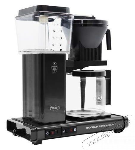 Moccamaster KBG 741 Select Black Konyhai term&eacute;kek - K&aacute;v&eacute;főző / k&aacute;v&eacute;&ouml;rlő / kieg&eacute;sz&iacute;tő - Filteres k&aacute;v&eacute;főző - 512721