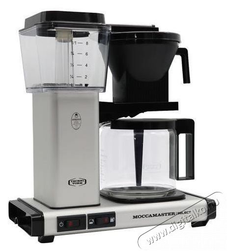 Moccamaster KBG 741 Select Matt silver Konyhai term&eacute;kek - K&aacute;v&eacute;főző / k&aacute;v&eacute;&ouml;rlő / kieg&eacute;sz&iacute;tő - Filteres k&aacute;v&eacute;főző - 512730