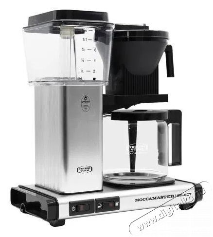 Moccamaster KBG 741 Select Silver brushed &Uacute;jdons&aacute;gok - &Uacute;j term&eacute;kek - 512720