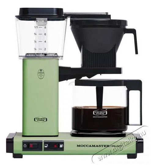 Moccamaster KBG 741 Select Pastel Green Konyhai term&eacute;kek - K&aacute;v&eacute;főző / k&aacute;v&eacute;&ouml;rlő / kieg&eacute;sz&iacute;tő - Filteres k&aacute;v&eacute;főző - 512716