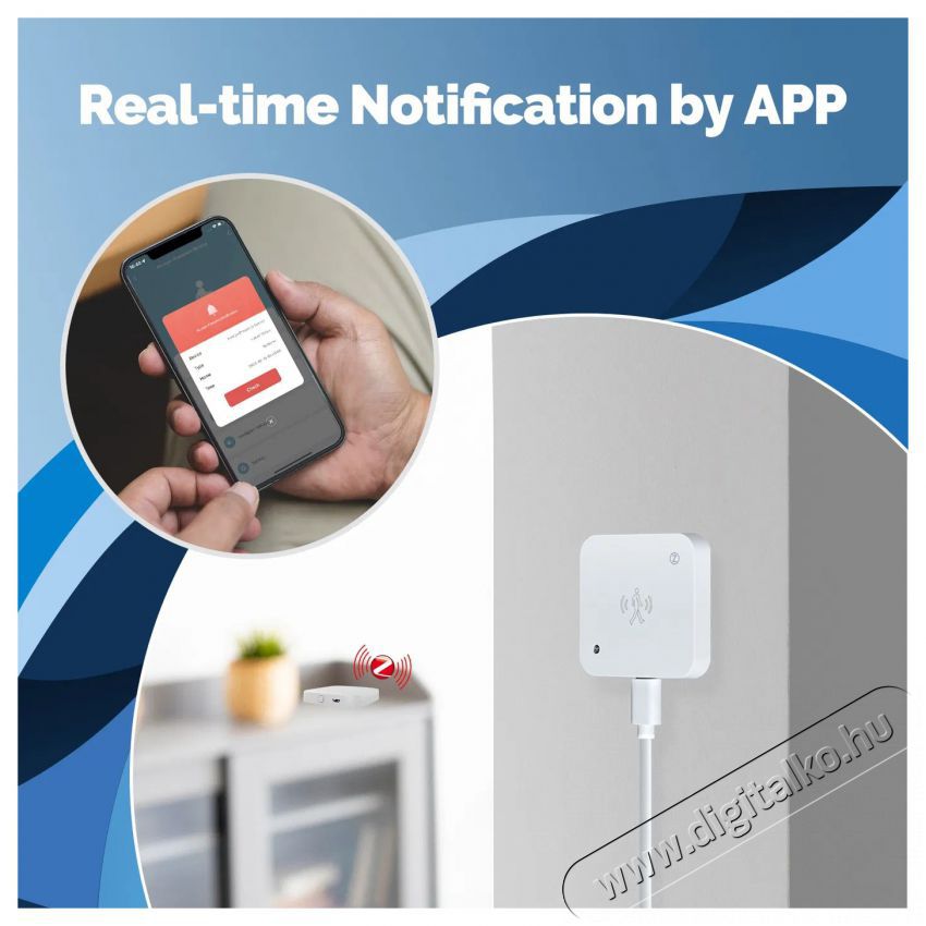 MOES Human Presence Sensor + Light Sensor, WiFi H&aacute;ztart&aacute;s / Otthon / K&uuml;lt&eacute;r - Biztons&aacute;gtechnika - Mozg&aacute;s&eacute;rz&eacute;kelő - 521668