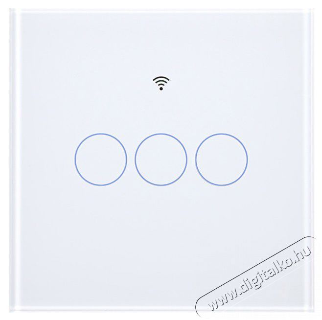 MOES Matter WiFi Smart Switch 3gang H&aacute;ztart&aacute;s / Otthon / K&uuml;lt&eacute;r - Okos otthon - Kieg&eacute;sz&iacute;tő - 521675