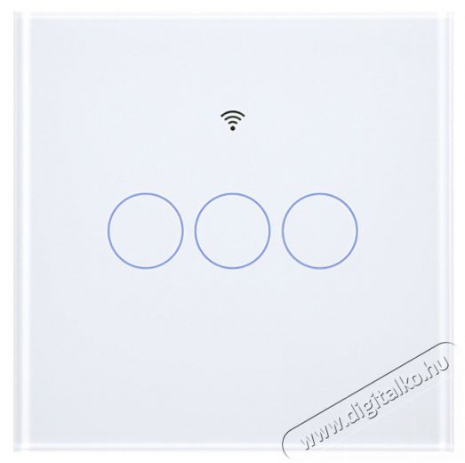 MOES Matter WiFi Smart Switch 3gang H&aacute;ztart&aacute;s / Otthon / K&uuml;lt&eacute;r - Okos otthon - Kieg&eacute;sz&iacute;tő - 521675