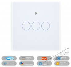 MOES Matter WiFi Smart Switch 3gang H&aacute;ztart&aacute;s / Otthon / K&uuml;lt&eacute;r - Okos otthon - Kieg&eacute;sz&iacute;tő - 521675