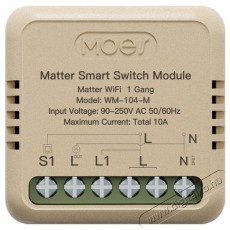MOES Mini Matter Wifi Smart Switch 1gang H&aacute;ztart&aacute;s / Otthon / K&uuml;lt&eacute;r - Okos otthon - Kieg&eacute;sz&iacute;tő - 521678