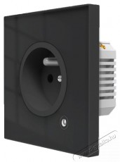 MOES Smart Wall Socket, Zigbee, FR, 16A, Black H&aacute;ztart&aacute;s / Otthon / K&uuml;lt&eacute;r - Okos otthon - Okos konnektor - 521684