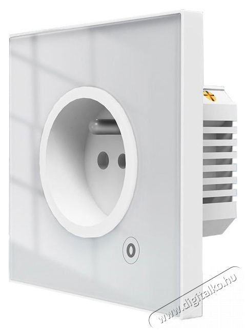 MOES Smart Wall Socket, Zigbee, FR, 16A, White H&aacute;ztart&aacute;s / Otthon / K&uuml;lt&eacute;r - Okos otthon - Okos konnektor - 521685