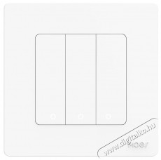 MOES ZS-SR-EU3, Zigbee, 3Gang, White H&aacute;ztart&aacute;s / Otthon / K&uuml;lt&eacute;r - Okos otthon - Kieg&eacute;sz&iacute;tő - 521701